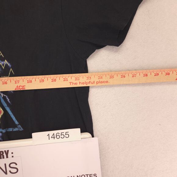 Def Leppard Band Graphic Crew Neck T Shirt Adult Mens Size Extra Large XL Black - Picture 7 of 9